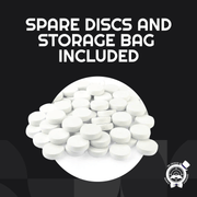 26 Black/White Crokinole Discs - Premium Hard Maple - Tournament Size 1 - 1/4" - Plus 2 Extra Discs - Bag Included - Crokinole Europe