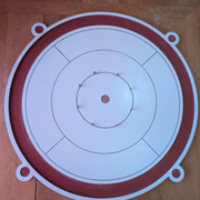 Crokinole Introduction Set - Board, Discs, Gliss Powder, Bumpers + Wallmount - Board Game for Friends and Family - Crokinole Europe