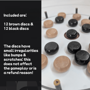 Crokinole Introduction Set - Board, Discs, Gliss Powder, Bumpers + Wallmount - Board Game for Friends and Family - Crokinole Europe