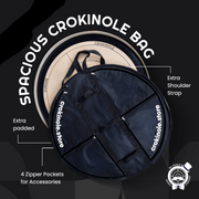 Crokinole Set 4 - Small outer ring damage + screws 2mm misplaced - lite - damaged - Crokinole Europe