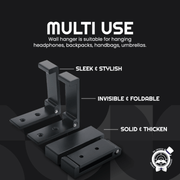 Foldable Crokinole Wall Mount Kit: Secure Storage - Crokinole Europe