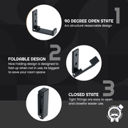 Foldable Crokinole Wall Mount Kit: Secure Storage - Crokinole Europe