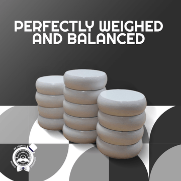 13 White Hard‑Maple Crokinole Discs – Tournament Regulation 1¼″ Wooden Pieces | Durable Glide, Balanced Throw - Crokinole Europe
