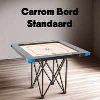 Carrom Table & Stand - Crokinole Table & Stand - Foldable Base for Games - Height Adjustable - Board Game Table - Crokinole Europe