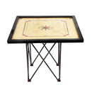 Carrom Table & Stand - Crokinole Table & Stand - Foldable Base for Games - Height Adjustable - Board Game Table - Crokinole Europe