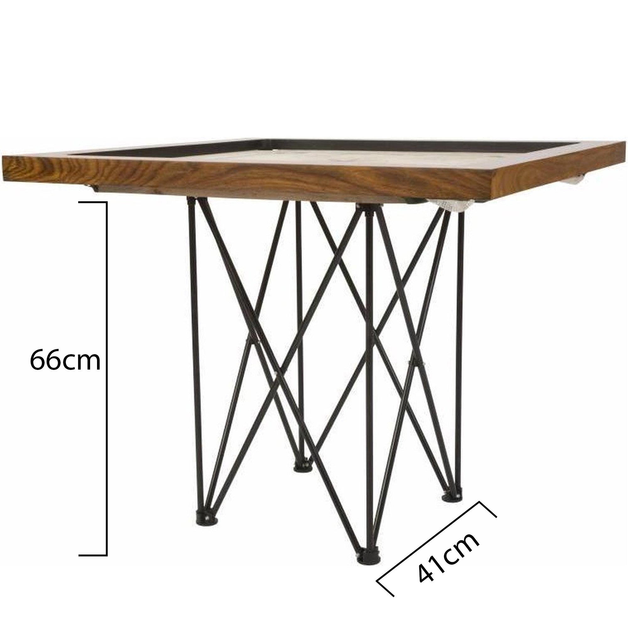 Carrom Table & Stand - Crokinole Table & Stand - Foldable Base for Games - Height Adjustable - Board Game Table - Crokinole Europe