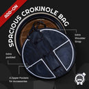 Crokinole Set – Tournament Board Game with Hard Maple Discs & Gliss Powder | Classic Wood Finish | Optional Wall Mount & Bag | Strategy Game for Families & Friends - Crokinole Europe