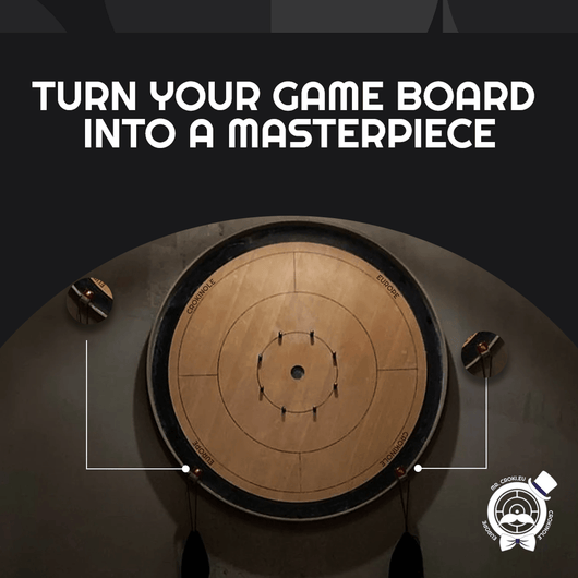 Foldable Crokinole Wall Mount Kit: Secure Storage - Crokinole Europe