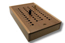 Wooden Crokinole Scorebox and Disc Storage - Keep Score - 5 to 100 Points - 2 Pegs + Spare Pegs - Crokinole Europe