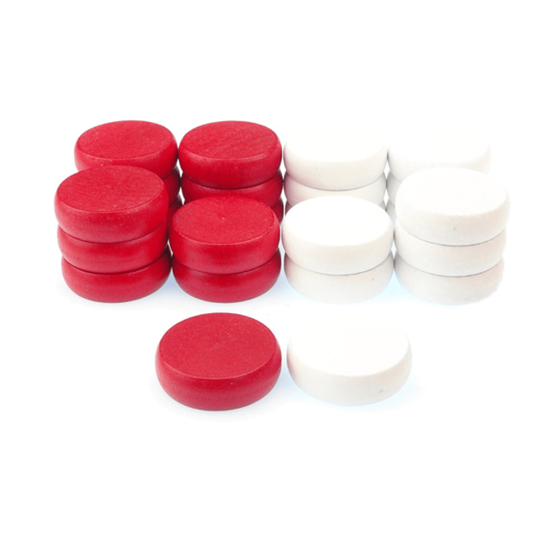 26-red-white-crokinole tournament discs